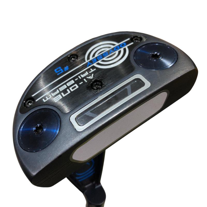 【中古】 オデッセイ Ai-ONE TRI-BEAM #5 33in パター PT STROKE LAB 90 スチール写真 (フレックス余分の物) メンズ 成人男性用 右利き 右用 C序列付ける ゴルフ野球クラブ