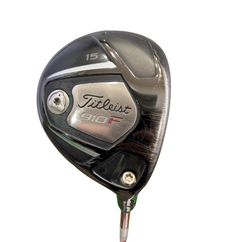 【中古】 タイトリスト 910 F 15° フェアウェイウッド FW Tour AD DJ-6 (フレックスS) メンズ 成人男性用 右利き 右用 C位置づける ゴルフ野球クラブ