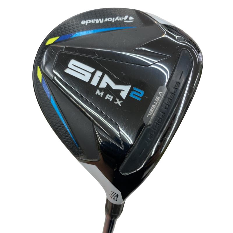 【中古】 テーラーメイド SIM2 MAX 3W フェアウェイウッド FW TENSEI BLUE TM50(SIM2 FW) (フレックスS) メンズ 男性用 右利き 右用 Cランク ゴルフクラブ