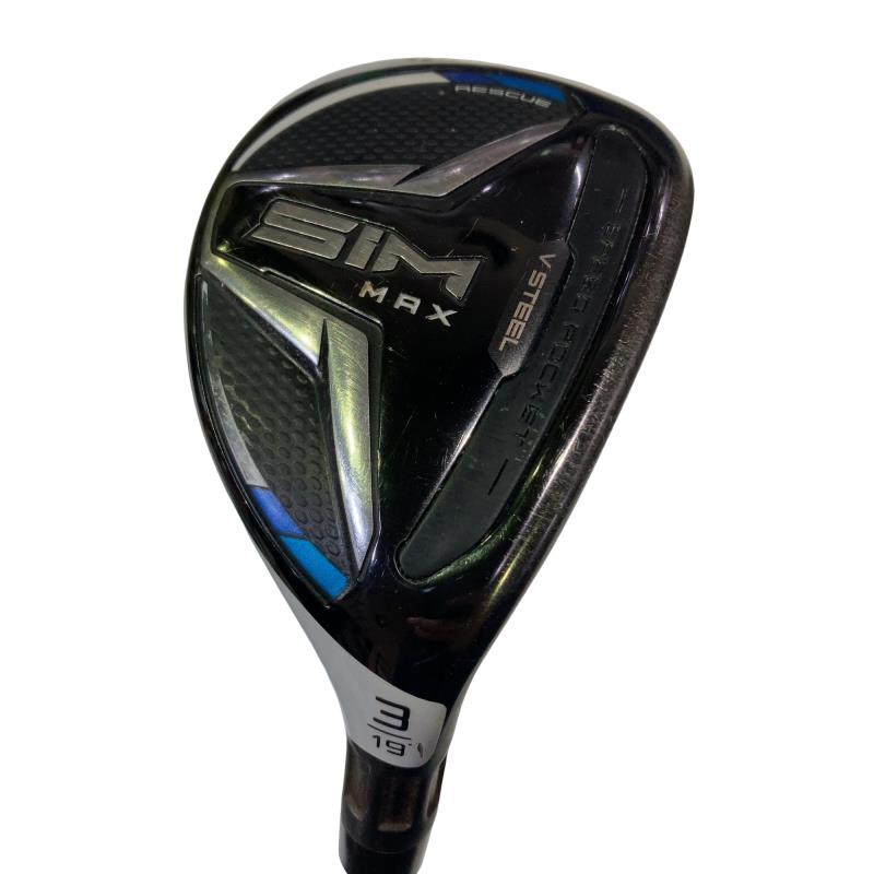 【中古】 テーラーメイド SIM MAX U3 ユーティリティ UT TENSEI BLUE TM60(UT) (フレックスS) メンズ 男性用 右利き 右用 Cランク ゴルフクラブ