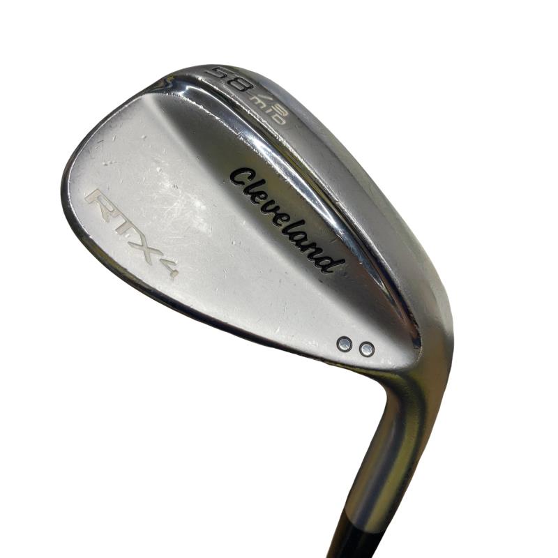【中古】 クリーブランド Cleveland RTX-4 周遊旅行繻子 58°/09° MID ウェッジ WG 純然たる特注矢がら (フレックスR) メンズ 成人男性用 右利き 右用 D位置づける ゴルフ野球クラブ
