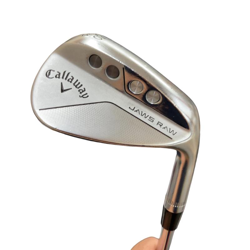 【中古】 キャロウェイ JAWS RAW Crメッキ 50°/10°S ウェッジ WG Dynamic Gold (フレックスS) メンズ 成人男性用 右利き 右用 C価値づける ゴルフ野球クラブ