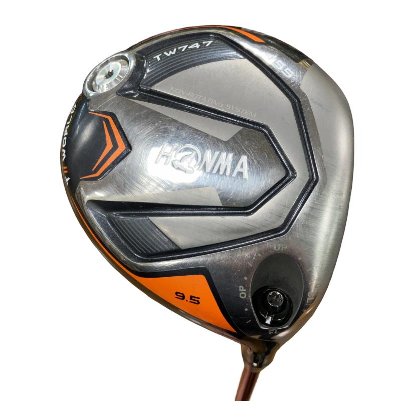【中古】 本間ゴルフ TOUR WORLD TW747 455  9.5° １番ウッド DR リシャフト (フレックス余分の物) メンズ 成人男性用 右利き 右用 C序列付ける ゴルフ野球クラブ