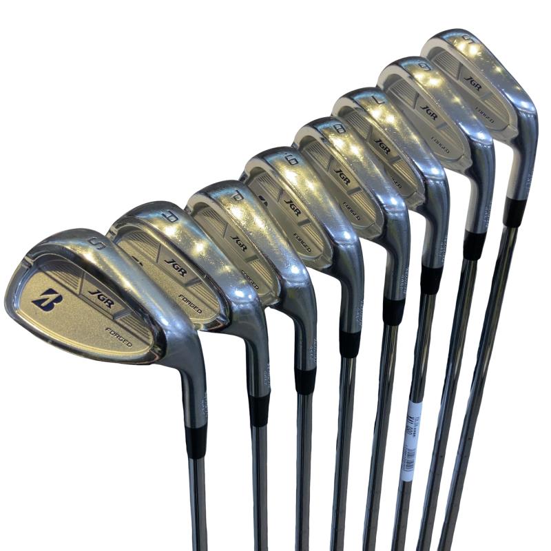 【中古】 ブリヂストン BRIDGESTONE JGR FORGED 8S アイアンセット IR 純正特注シャフト (フレックスS) メンズ 男性用 右利き 右用 Cランク ゴルフクラブ