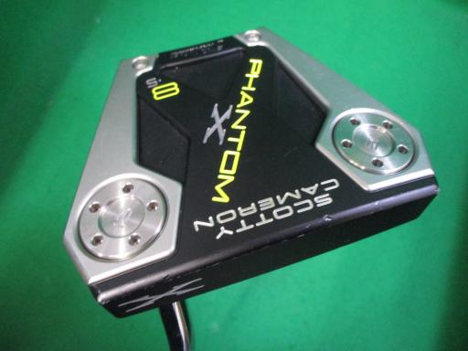 【中古】 タイトリスト SCOTTY CAMERON PHANTOM X 8.5 34in パター PT スチール写真 (フレックス余分の物) メンズ 成人男性用 右利き 右用 C序列付ける ゴルフ野球クラブ