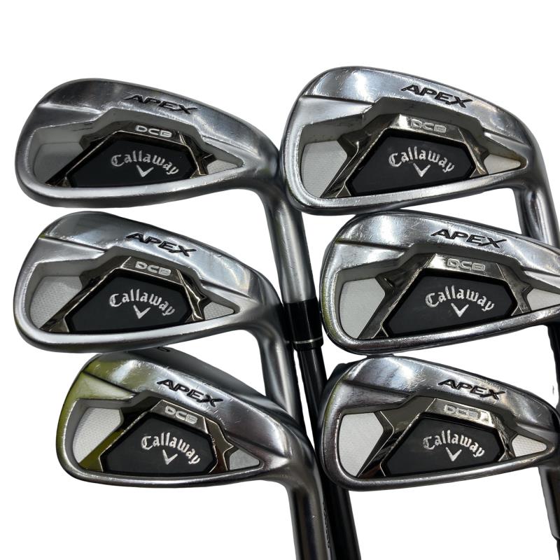 【中古】 キャロウェイ APEX DCB(2021) 6S アイアンセット IR Diamana 55 for CW(2021 APEX IR) (フレックスR) メンズ 男性用 右利き 右用 Cランク ゴルフクラブ｜ゴルフパートナー 中古クラブ店