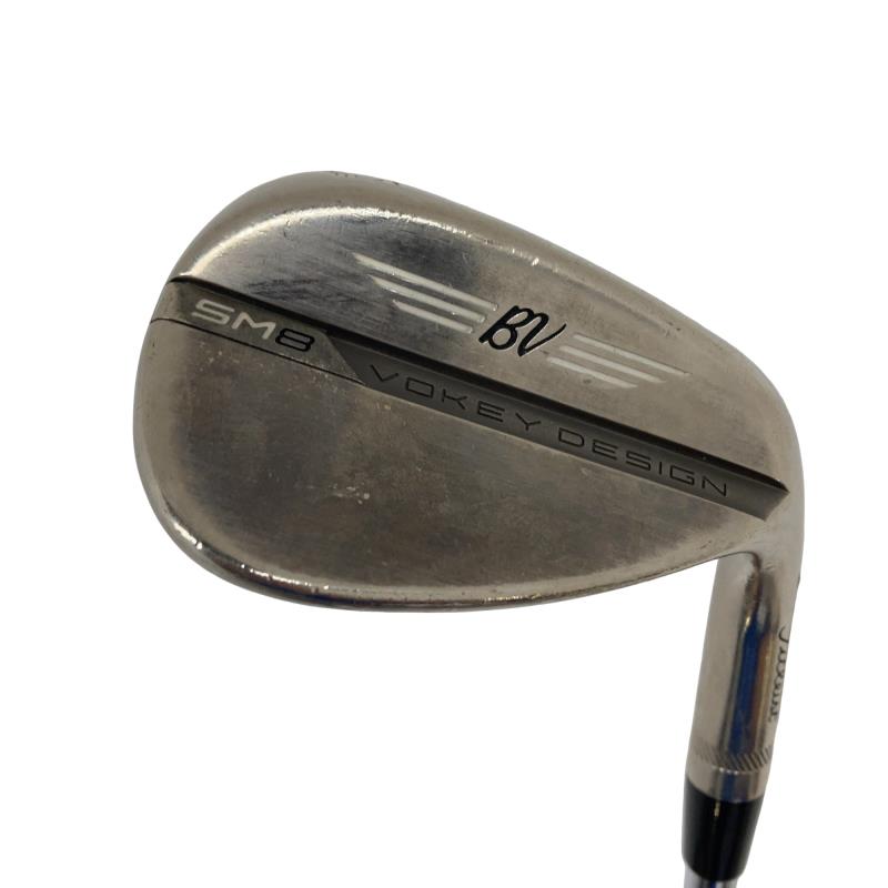 【中古】 タイトリスト VOKEY SPIN MILLED SM8 ブラッシュドスチール 56°/14°F ウェッジ WG Dynamic Gold (フレックスS) メンズ 成人男性用 右利き 右用 C価値づける ゴルフ野球クラブ