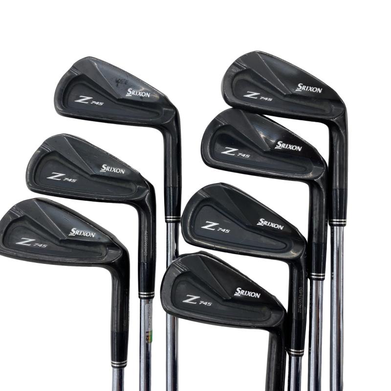 【中古】 ダンロップ SRIXON Z745 黒いこと  8S アイアン仕掛ける IR Dynamic Gold D.S.T Design Tuning(黒いこと×ゴールド) (フレックスS) メンズ 成人男性用 右利き 右用 C序列付ける ゴルフ野球クラブ