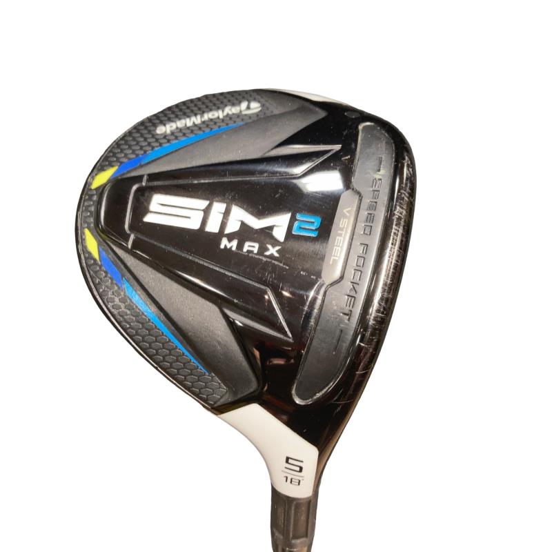 【中古】 テーラーメイド SIM2 MAX 5W フェアウェイウッド FW TENSEI BLUE TM50(SIM2 FW) (フレックスS) メンズ 男性用 右利き 右用 Cランク ゴルフクラブ