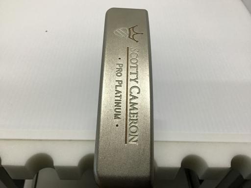 【中古】 タイトリスト SCOTTY CAMERON PRO PLATINUM NEWPORT MID SLANT パター PT Micro Step (フレックス余分の物) メンズ 成人男性用 右利き 右用 C序列付ける ゴルフ野球クラブ