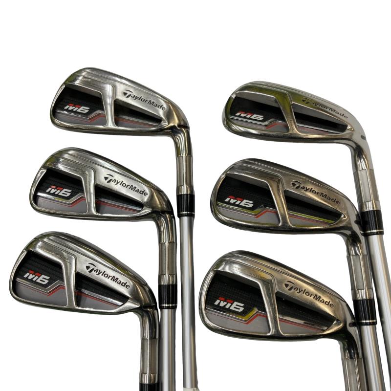 【中古】 テーラーメイド M6 6S アイアンセット IR FUBUKI TM6(2019 アイアン) (フレックスR) メンズ 男性用 右利き 右用 Cランク ゴルフクラブ