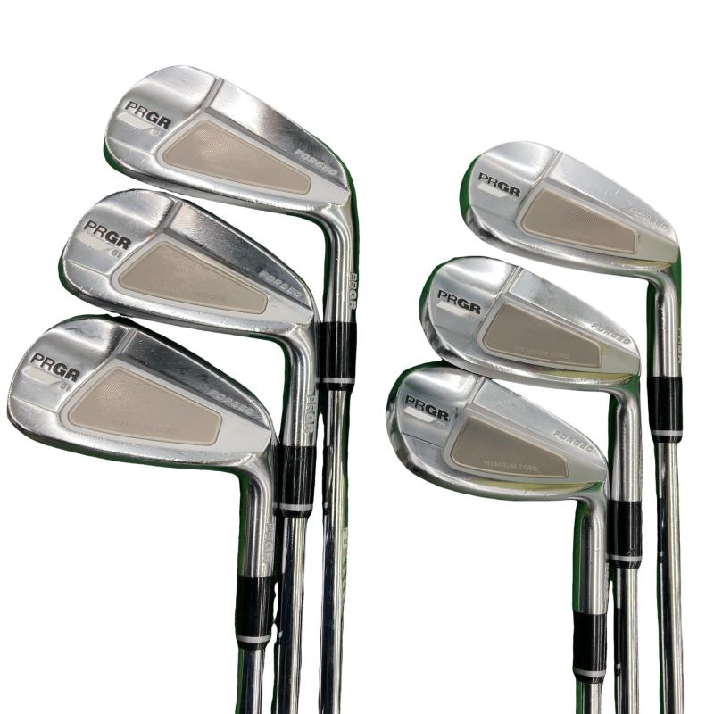 【中古】 プロギア PRGR 01 6S アイアンセット IR NS PRO MODUS3 TOUR105 (フレックスS) メンズ 男性用 右利き 右用 Cランク ゴルフクラブ