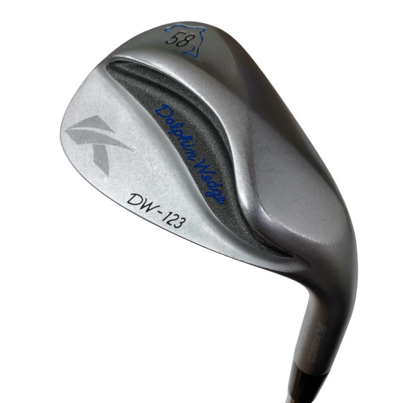 【中古】 キャスコ Dolphin Wedge DW-123 しろがね色 58° レディース ウェッジ WG NS PRO ZELOS 7 (フレックスR) レディース お上さん用 右利き 右用 C序列付ける ゴルフ野球クラブ
