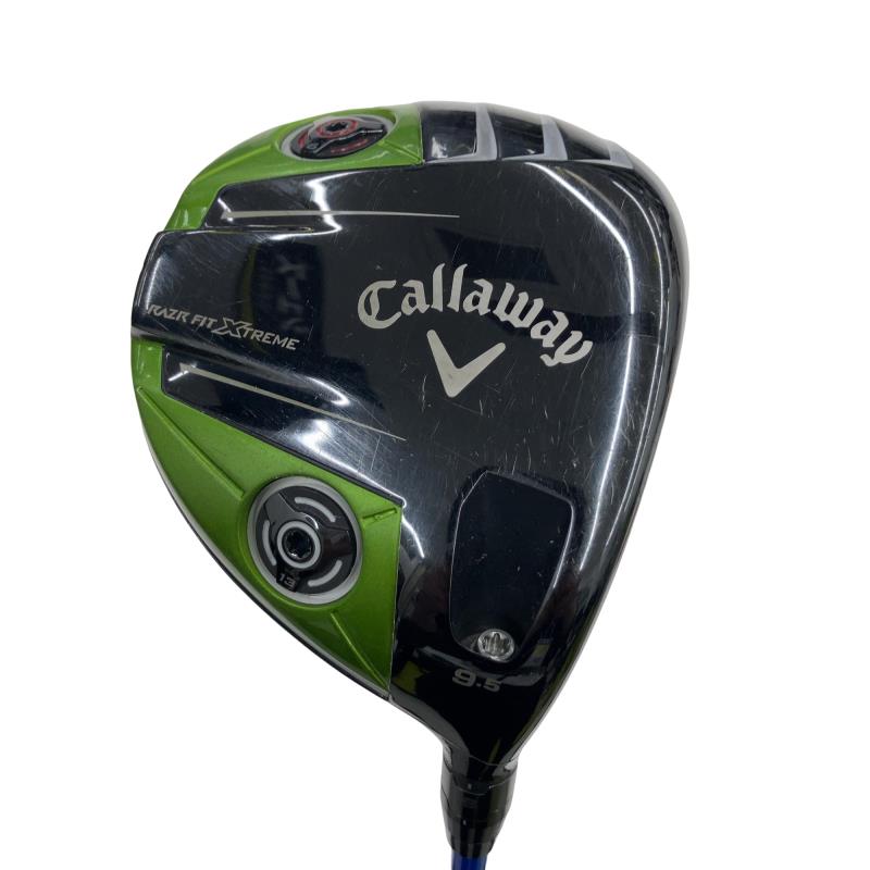 【中古】 キャロウェイ RAZR FIT XTREME(色つやカスタム)  9.5° １番ウッド DR リシャフト (フレックス余分の物) メンズ 成人男性用 右利き 右用 C序列付ける ゴルフ野球クラブ