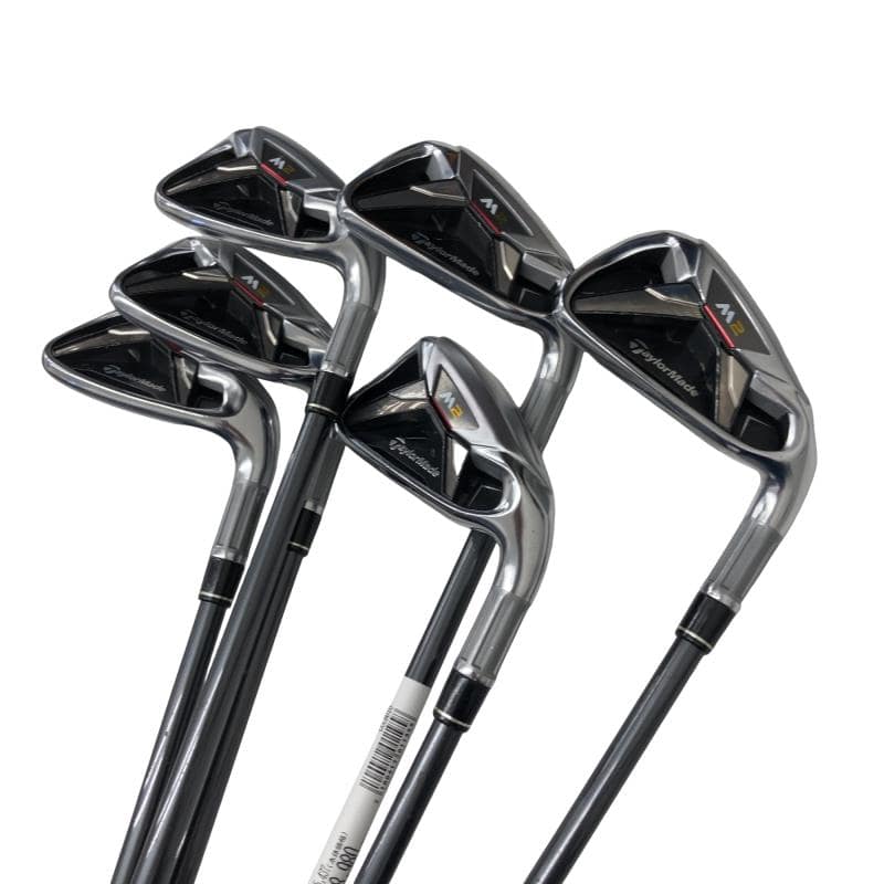 【中古】 テーラーメイド M2 6S アイアンセット IR TM7-216 (フレックスS) メンズ 男性用 右利き 右用 Cランク ゴルフクラブ