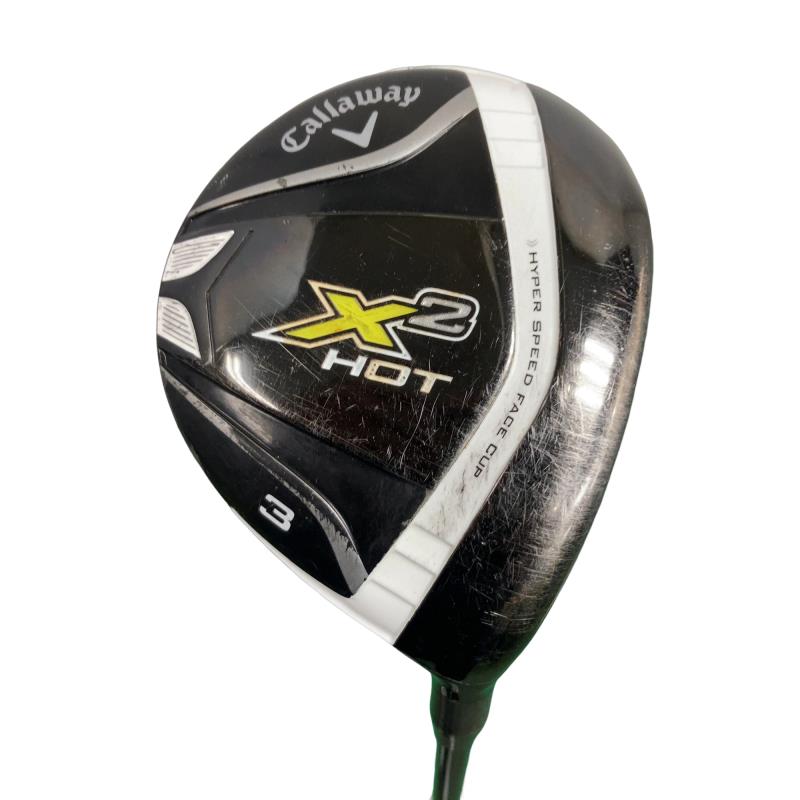 【中古】 キャロウェイ X2 HOT  3W フェアウェイウッド FW X2 HOT(公明正大通い路) (フレックスSR) メンズ 成人男性用 右利き 右用 C位置づける ゴルフ野球クラブ