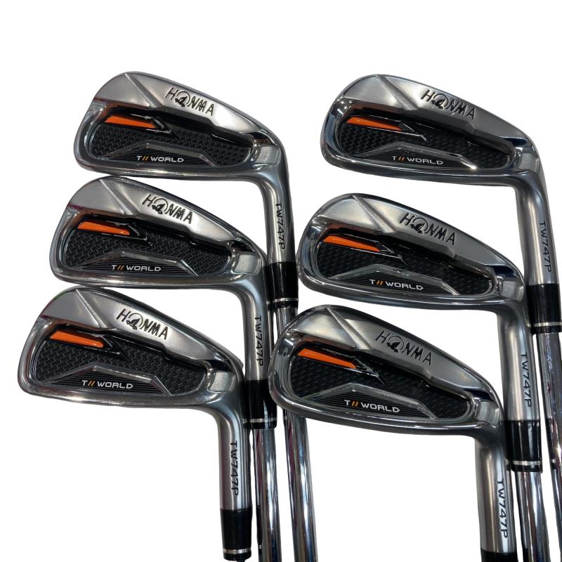 【中古】 本間ゴルフ TOUR WORLD TW747P 6S アイアンセット IR NS PRO 950GH (フレックスS) メンズ 男性用 右利き 右用 Cランク ゴルフクラブ