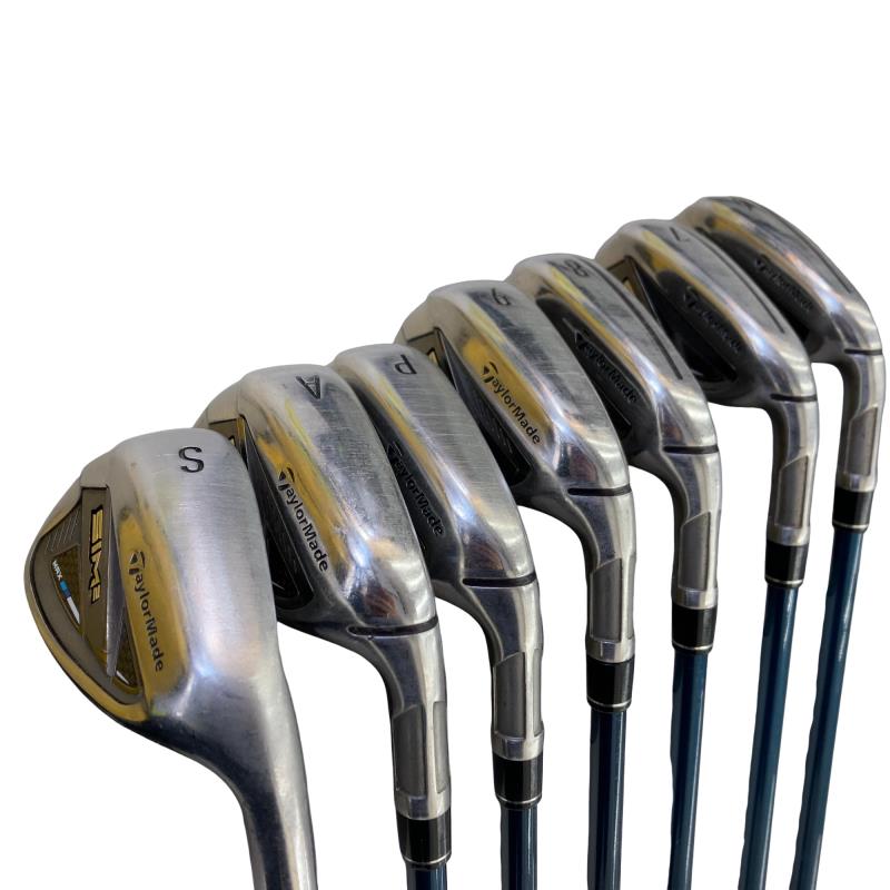 【中古】 仕立て屋お手伝いさん SIM2 MAX  7S アイアン仕掛ける IR TENSEI BLUE TM60(SIM2 IR) (フレックスR) メンズ 成人男性用 右利き 右用 C価値づける ゴルフ野球クラブ
