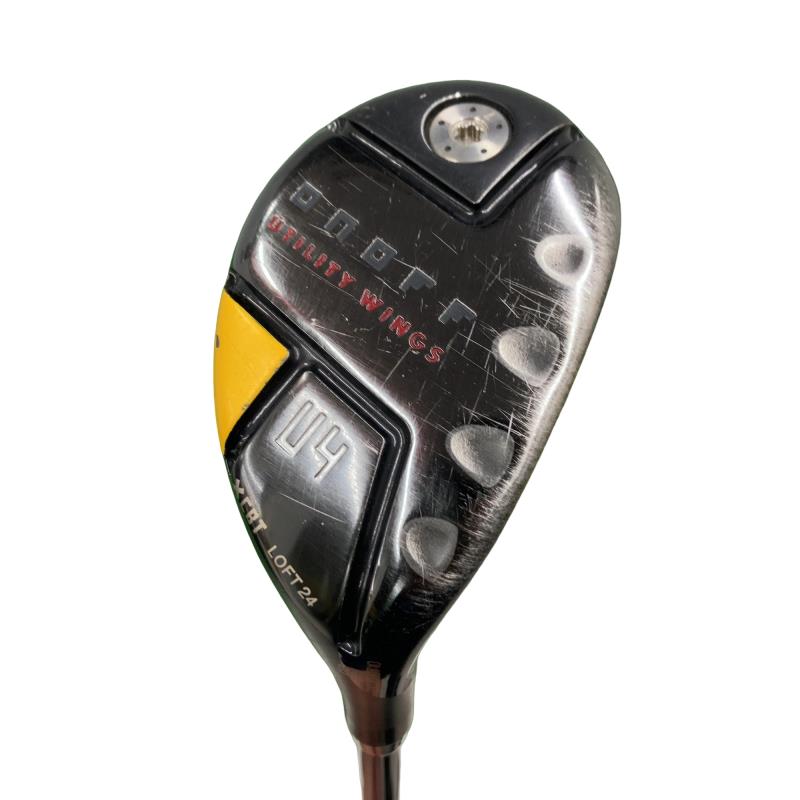 【中古】 ダイワ(グローブライド) ONOFF UTILITY WINGS(2022) KURO U4 ありがた味 UT リシャフト (フレックス余分の物) メンズ 成人男性用 右利き 右用 C位置づける ゴルフ野球クラブ