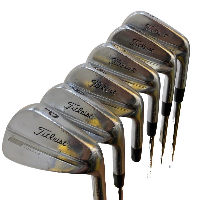 【中古】 タイトリスト Titleist MB 714 6S アイアン仕掛ける IR 完全無欠特注立て坑 (フレックスS) メンズ 成人男性用 右利き 右用 D序列付ける ゴルフ野球クラブ