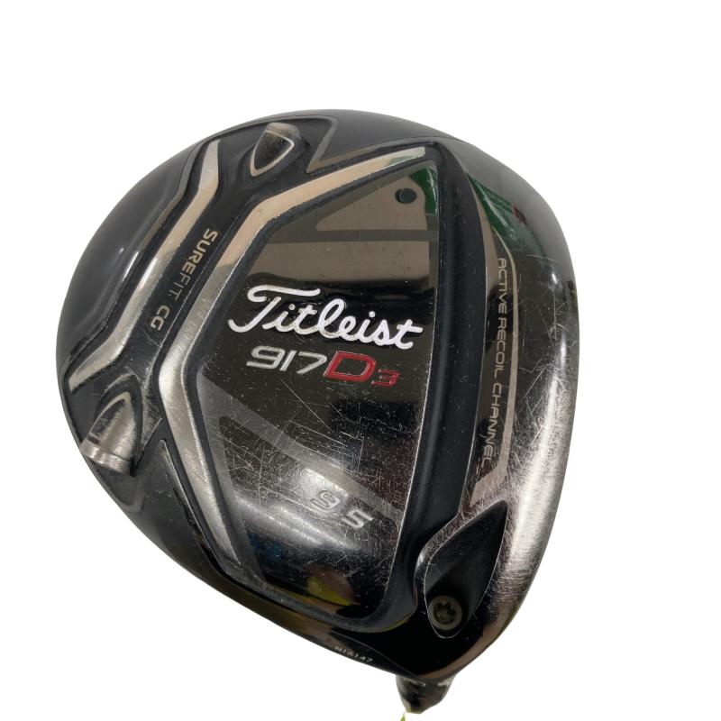 【中古】 タイトリスト 917 D3  9.5° １番ウッド DR ATTAS PUNCH 6 (フレックスS) メンズ 成人男性用 右利き 右用 C位置づける ゴルフ野球クラブ