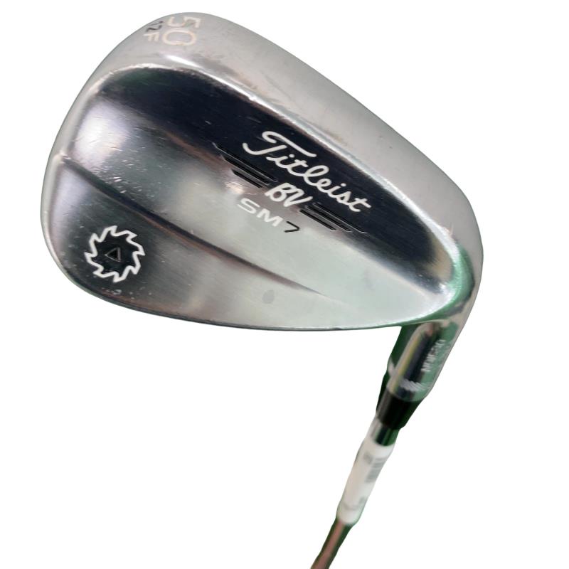 【中古】 タイトリスト VOKEY SPIN MILLED SM7 ツアークロム 50°/12°F ウェッジ WG Dynamic Gold (フレックスS) メンズ 男性用 右利き 右用 Cランク ゴルフクラブ