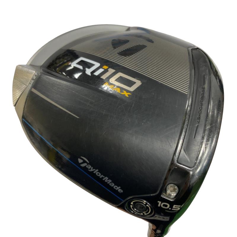 【中古】 テーラーメイド Qi10 MAX 10.5° ドライバー DR 純正特注シャフト (フレックスS) メンズ 男性用 右利き 右用 Cランク ゴルフクラブ