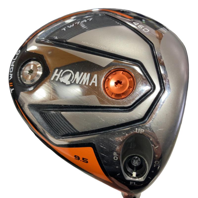 【中古】 本間ゴルフ TOUR WORLD TW747 460  9.5° １番ウッド DR VIZARD FD-6 (フレックスS) メンズ 成人男性用 右利き 右用 C価値づける ゴルフ野球クラブ