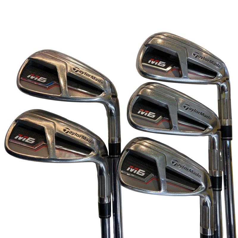 【中古】 テーラーメイド M6 6S アイアンセット IR RE-AX 85 STEEL (フレックスS) メンズ 男性用 右利き 右用 Dランク ゴルフクラブ|ゴルフパートナー 中古クラブ店