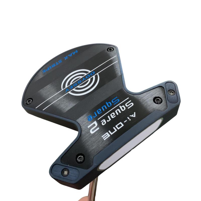 【中古】 オデッセイ Ai-ONE SQUARE 2 SQUARE MAX STRIPE 33インチ パター PT STROKE LAB 90 スチール (フレックスその他) メンズ 男性用 右利き 右用 Cランク ゴルフクラブ