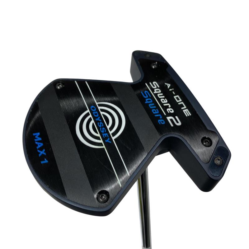 【中古】 オデッセイ Ai-ONE SQUARE 2 SQUARE MAX 1(カスタム) パター PT 純正特注シャフト (フレックスその他) メンズ 男性用 右利き 右用 Bランク ゴルフクラブ