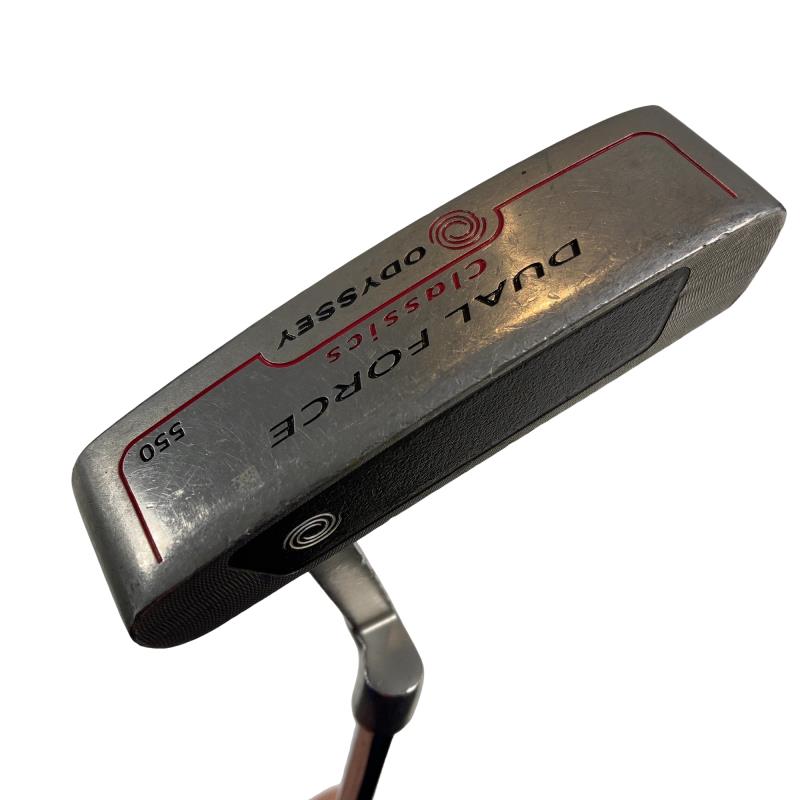 【中古】 オデッセイ DUAL FORCE Classics 550 34インチ パター PT スチール (フレックスその他) メンズ 男性用 右利き 右用 Dランク ゴルフクラブ