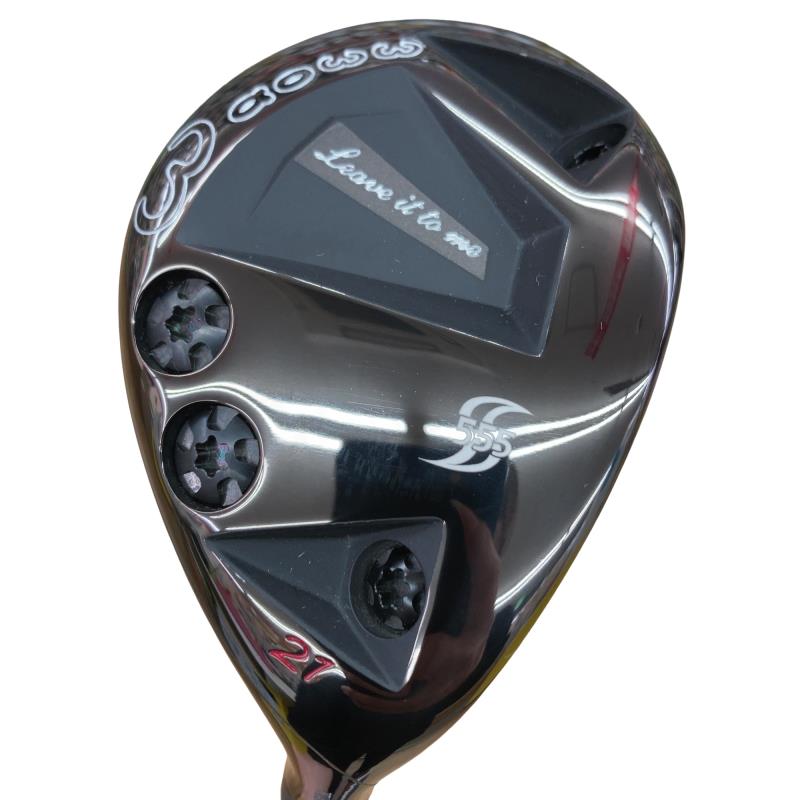 【中古】 Waoww RV-555 Type S(ブラック) 21° ユーティリティ UT 純正特注シャフト (フレックスその他) メンズ 男性用 右利き 右用 Bランク ゴルフクラブ