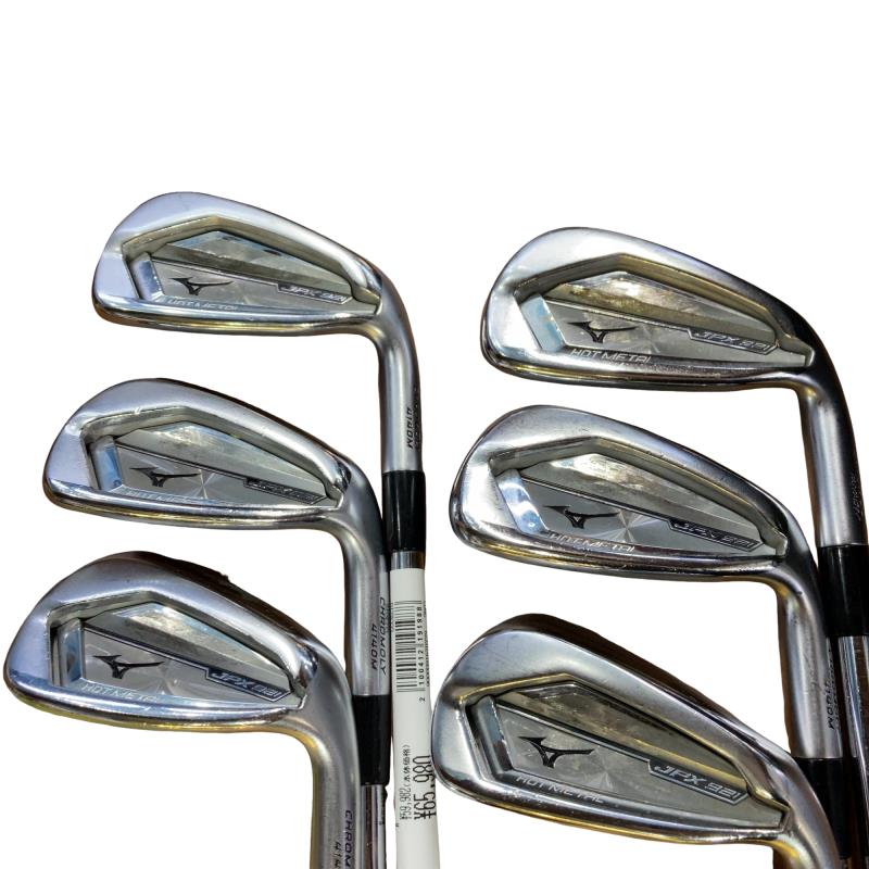 【中古】 ミズノ JPX 921 HOT METAL 6S アイアンセット IR 純正特注シャフト (フレックスR) メンズ 男性用 右利き 右用 Cランク ゴルフクラブ