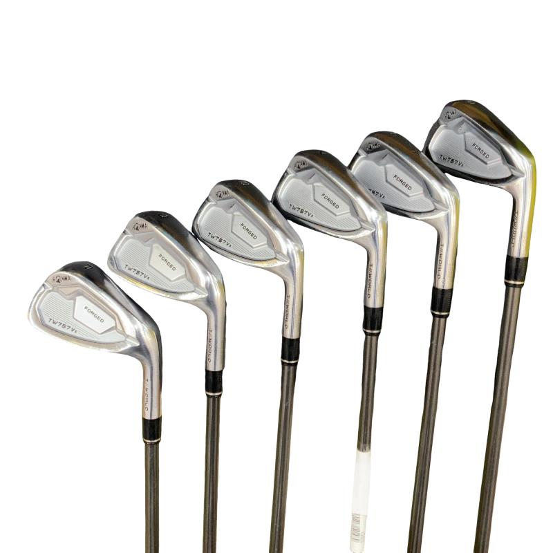 【中古】 本間ゴルフ TOUR WORLD TW757Vx 6S アイアンセット IR VIZARD IB-WF85 (フレックスS) メンズ 男性用 右利き 右用 Cランク ゴルフクラブ|ゴルフパートナー 中古クラブ店