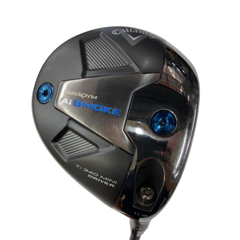 【中古】 キャロウェイ PARADYM Ai SMOKE Ti 340 MINI 11.5&deg; ドライバー DR 純正特注シャフト (フレックスS) メンズ 男性用 右利き 右用 Cランク ゴルフクラブ｜ゴルフパートナー 中古クラブ店
