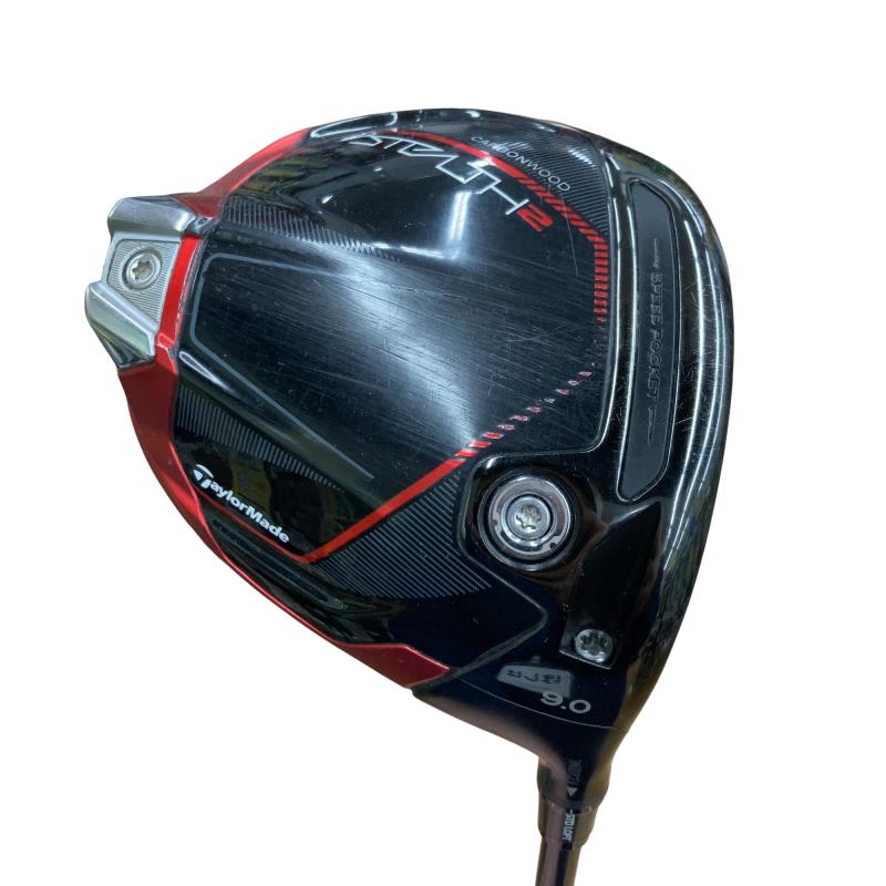 【中古】 テーラーメイド STEALTH2 9° ドライバー DR TENSEI RED TM50(STEALTH DR) (フレックスS) メンズ 男性用 右利き 右用 Cランク ゴルフクラブ