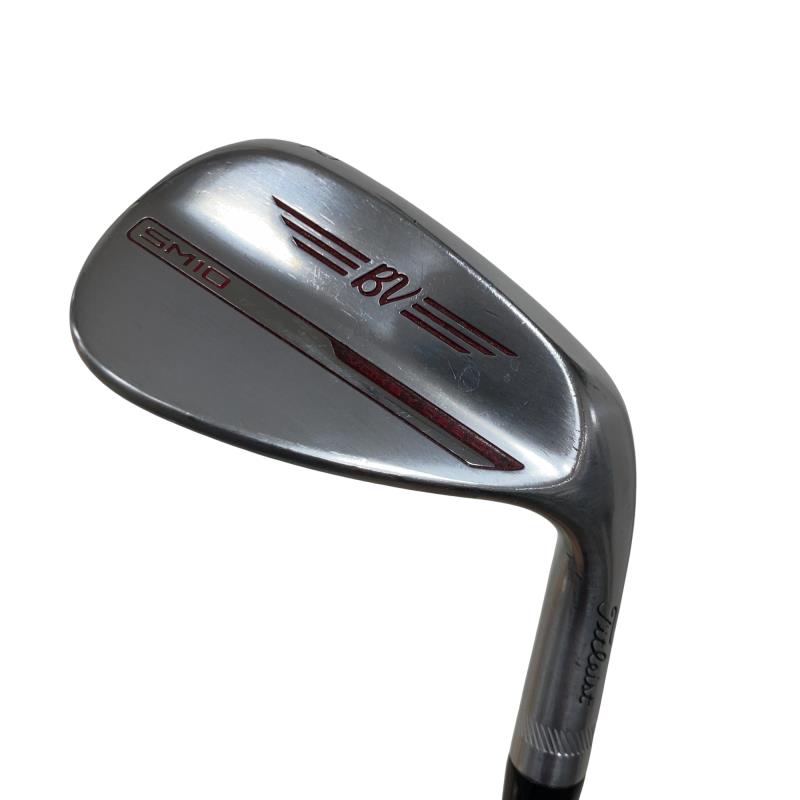 【中古】 タイトリスト VOKEY SPIN MILLED SM10 ツアークロム 52°/08°F ウェッジ WG Dynamic Gold (フレックスS) メンズ 男性用 右利き 右用 Cランク ゴルフクラブ