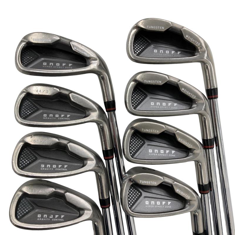 【中古】 ダイワ(グローブライド) ONOFF(2012) 8S アイアンセット IR NS PRO 850GH (フレックスR) メンズ 男性用 右利き 右用 Cランク ゴルフクラブ