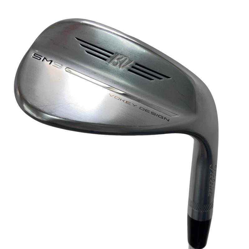 【中古】 タイトリスト VOKEY SPIN MILLED SM9 ツアークロム 56°/14°F ウェッジ WG Dynamic Gold (フレックスS) メンズ 男性用 右利き 右用 Bランク ゴルフクラブ