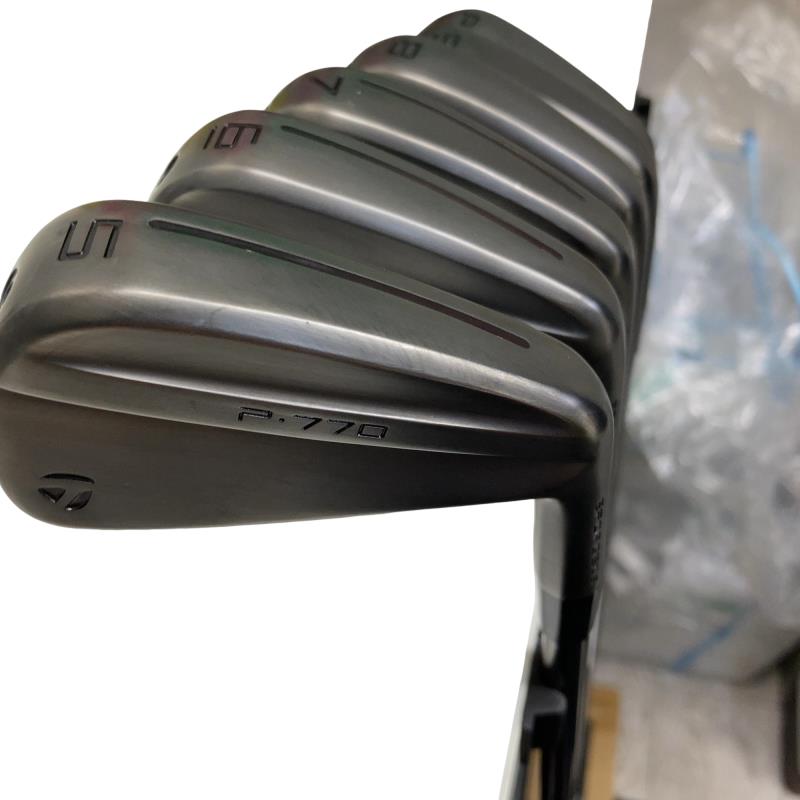 【中古】 仕立て屋御手伝いさん Taylor Made P・770(2024) Designer Series BLACK 6S アイアン仕掛ける IR NS PRO MODUS3 TOUR120 (フレックスS) メンズ 成人男性用 右利き 右用 C序列付ける ゴルフ野球クラブ