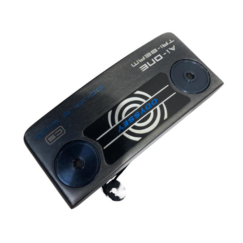【中古】 オデッセイ Ai-ONE TRI-BEAM DOUBLE WIDE CS 34in パター PT STROKE LAB 90 スチール写真 (フレックス余分の物) メンズ 成人男性用 右利き 右用 C序列付ける ゴルフ野球クラブ