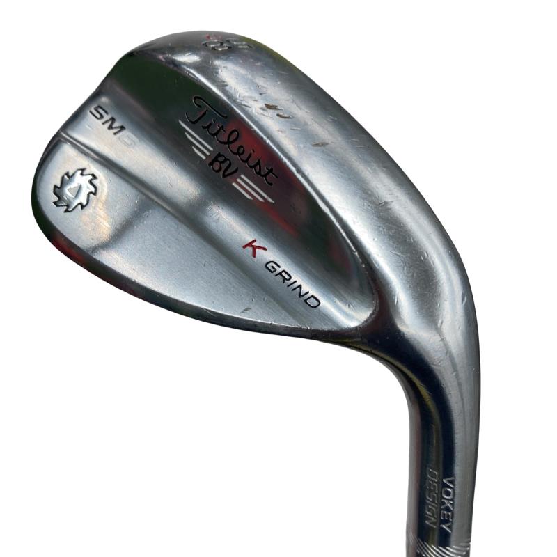 【中古】 タイトリスト VOKEY SPIN MILLED SM6 ツアークロム 58°/12°K ウェッジ WG Dynamic Gold (フレックスS) メンズ 男性用 右利き 右用 Dランク ゴルフクラブ