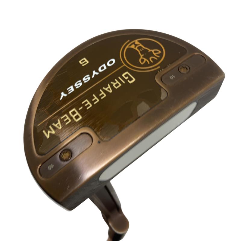 【中古】 オデッセイ GIRAFFE-BEAM #6 34インチ パター PT STROKE LAB 90 スチール (フレックスその他) メンズ 男性用 右利き 右用 Cランク ゴルフクラブ