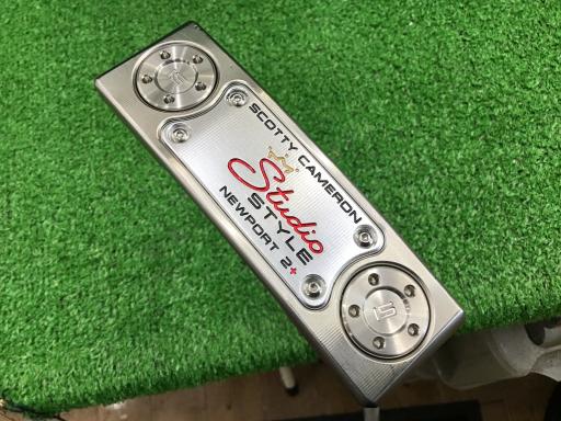 【中古】 タイトリスト SCOTTY CAMERON STUDIO STYLE NEWPORT 2 PLUS(2025) 34in パター PT スチール写真 (フレックス余分の物) メンズ 成人男性用 右利き 右用 B位置づける ゴルフ野球クラブ