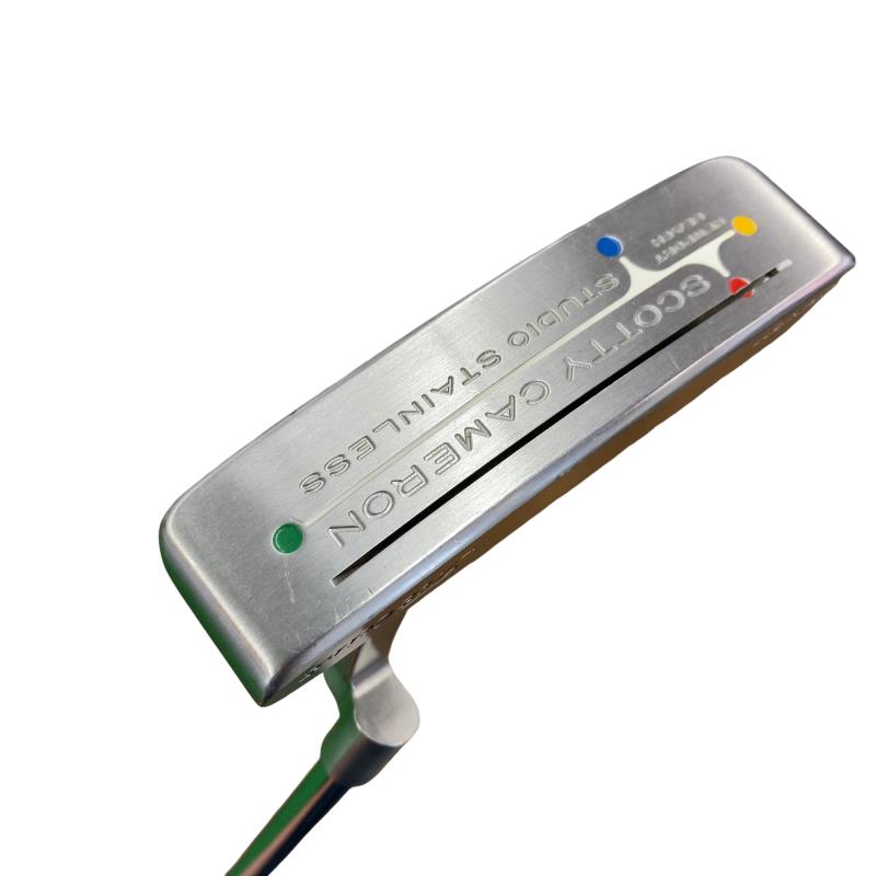 【中古】 タイトリスト SCOTTY CAMERON STUDIO STAINLESS NEWPORT BEACH 1ST RUN/500 パター PT スチール写真 (フレックス余分の物) メンズ 成人男性用 右利き 右用 C序列付ける ゴルフ野球クラブ