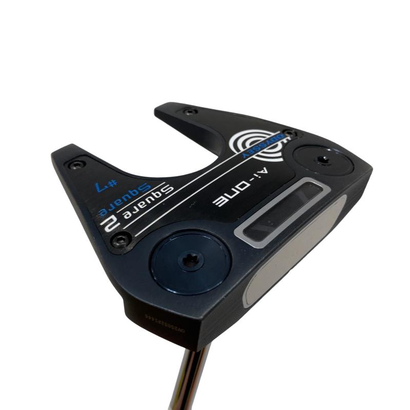 【中古】 オデッセイ Ai-ONE SQUARE 2 SQUARE #7 34in パター PT STROKE LAB 90 スチール写真 (フレックス余分の物) メンズ 成人男性用 右利き 右用 C序列付ける ゴルフ野球クラブ