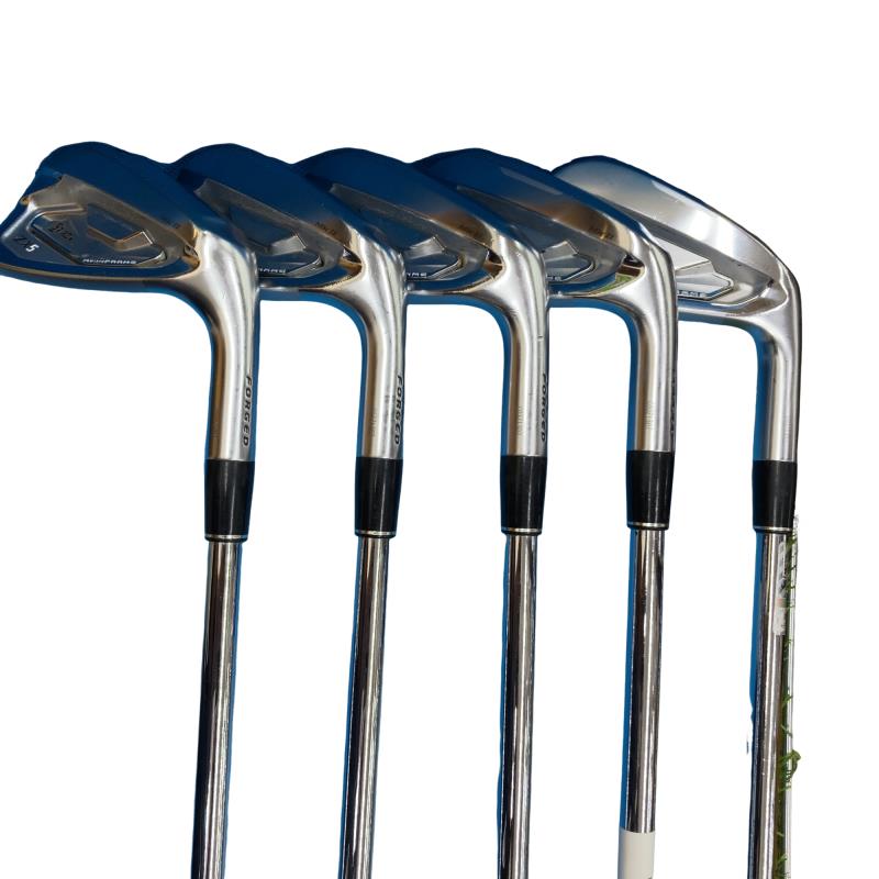 【中古】 ダンロップ SRIXON ZX5 Mk II 6S アイアンセット IR 純正特注シャフト (フレックスS) メンズ 男性用 右利き 右用 Cランク ゴルフクラブ