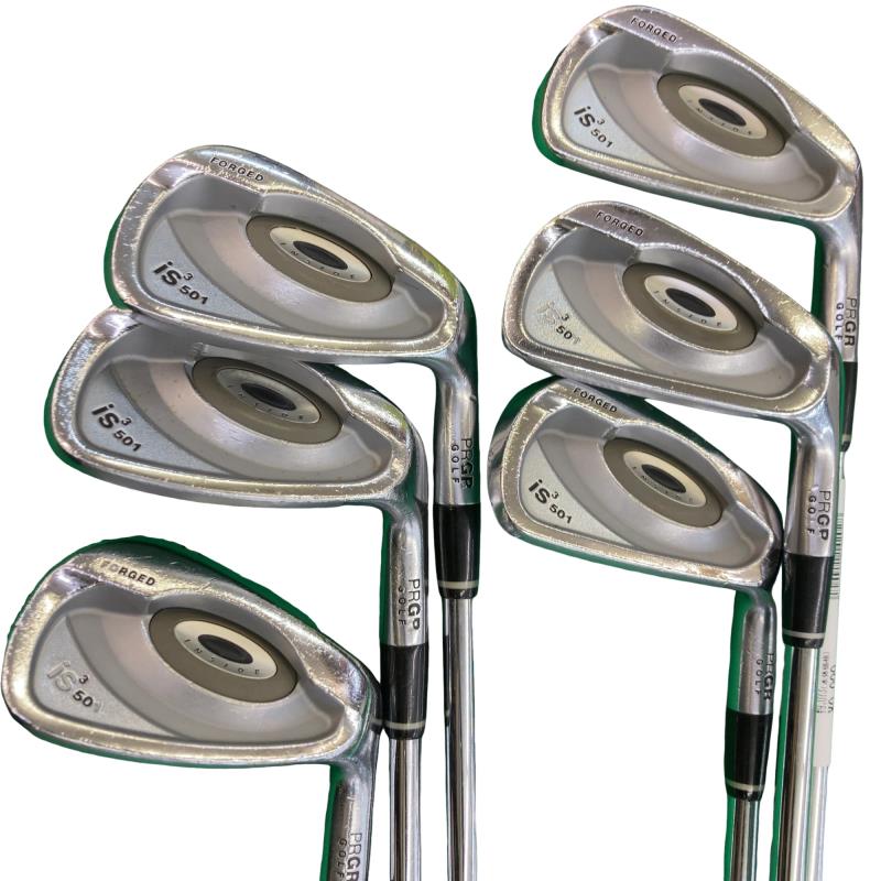 【中古】 プロギア is3 501 6S アイアンセット IR Dynamic Gold (フレックスX) メンズ 男性用 右利き 右用 Cランク ゴルフクラブ