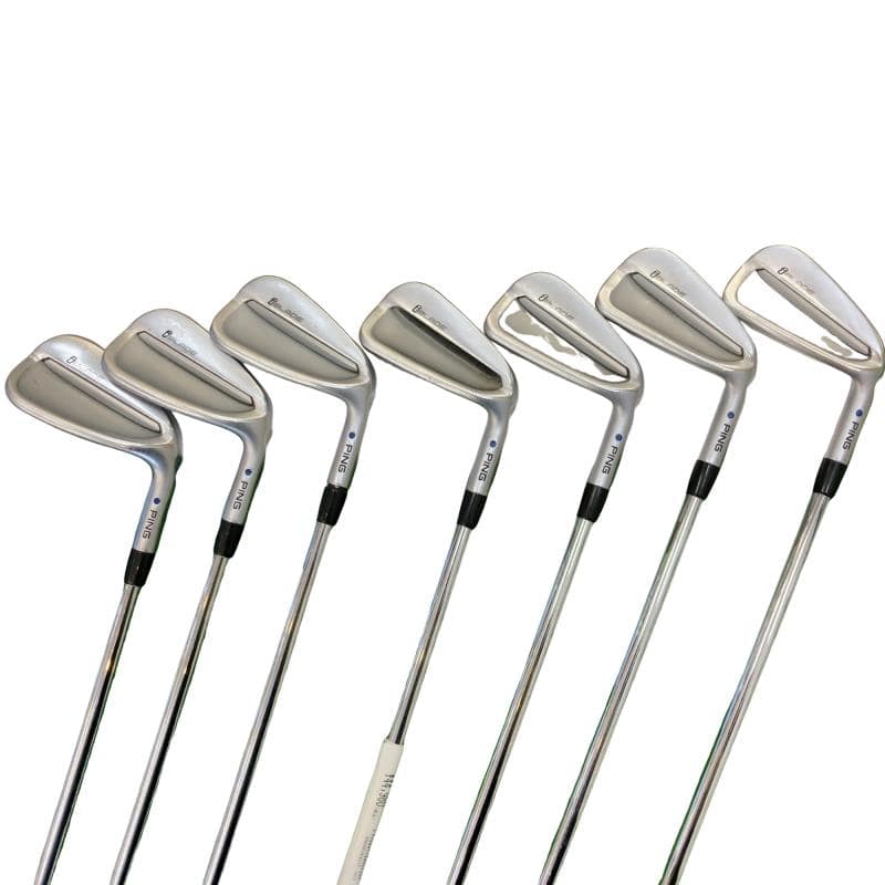 【中古】 ピン i BLADE 8S アイアンセット IR 純正特注シャフト (フレックスS) メンズ 男性用 右利き 右用 Cランク ゴルフクラブ
